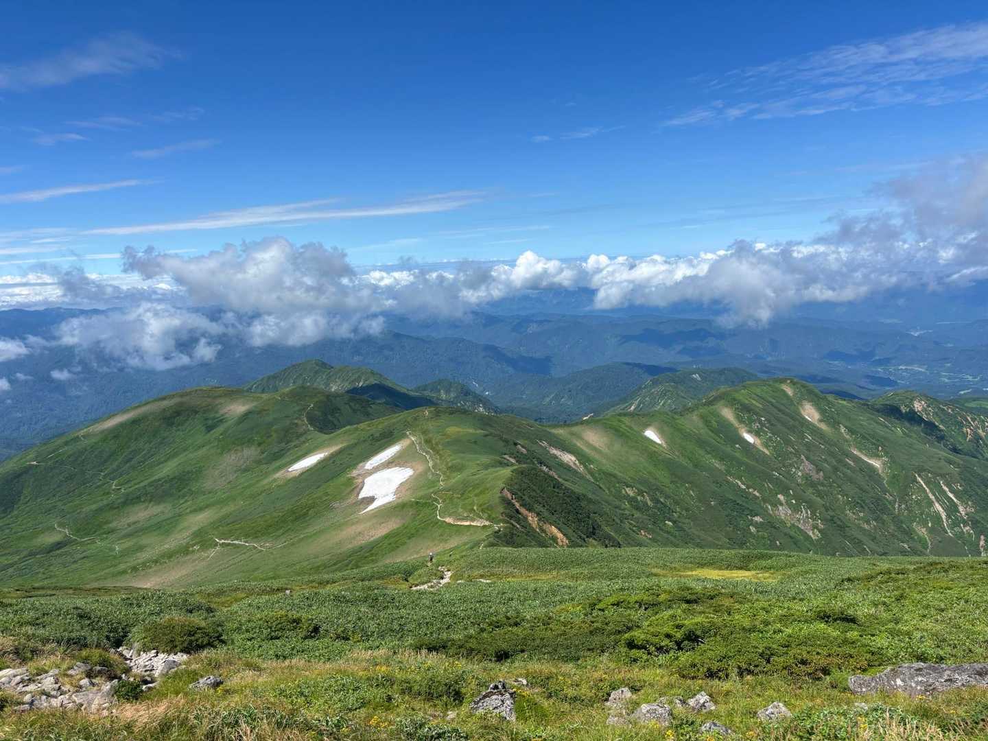 リフト上駅-姥ヶ岳-月山 周回コースの写真