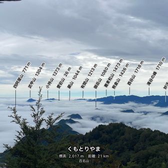 武甲山の頭もみえる