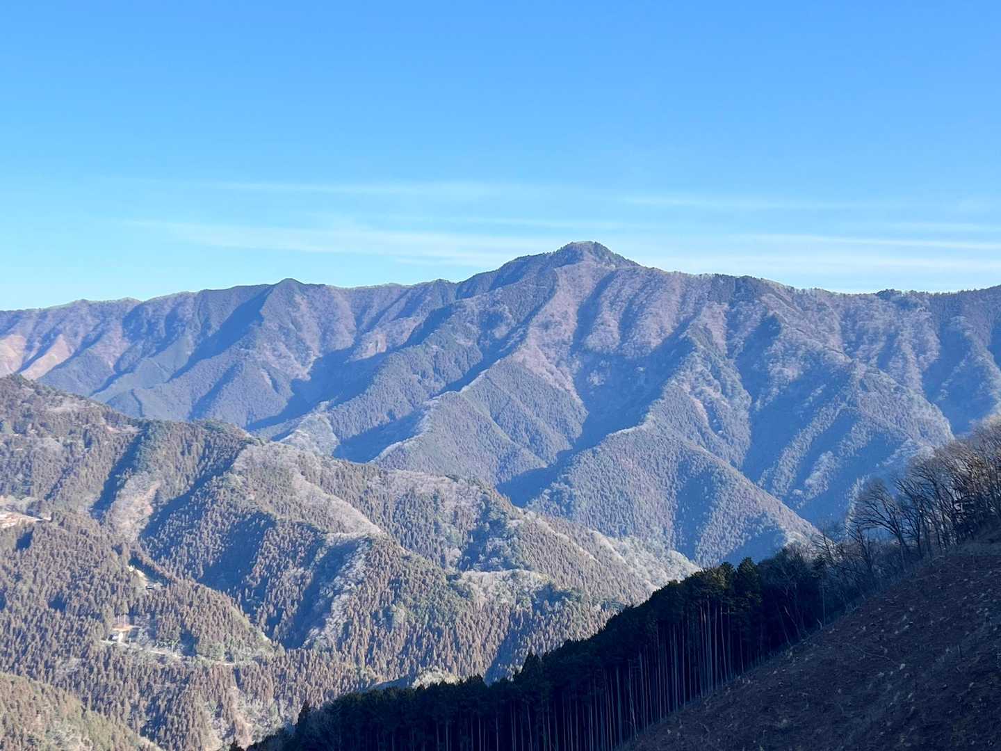 払沢の滝入口バス停-時坂峠-浅間嶺-人里峠-浅間尾根登山口 縦走コースの写真