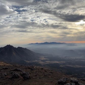 根子岳の向こうは祖母山？あってますか？💦