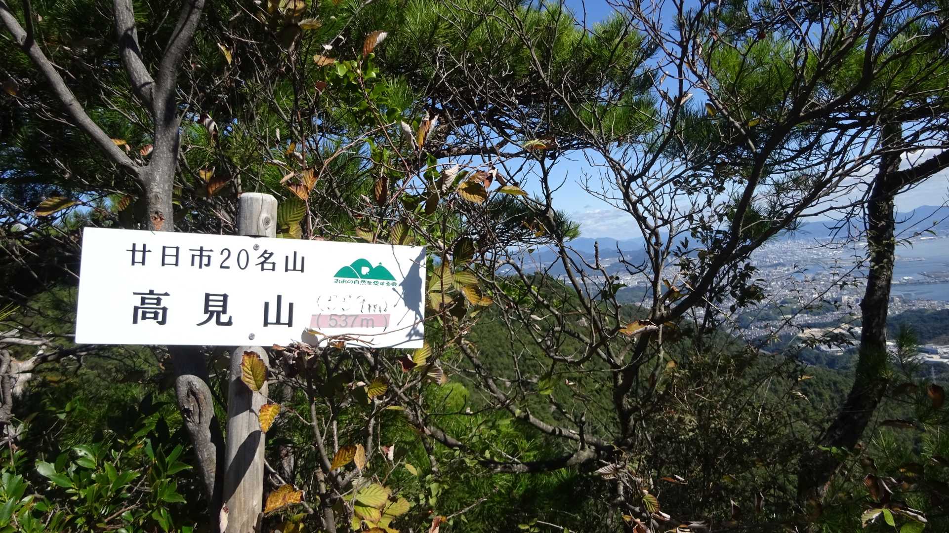 高見山頂上