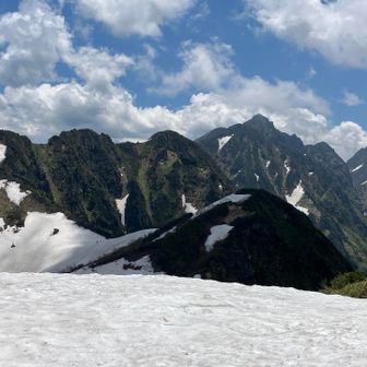 手前はハゲ？奥は、池の平山。
