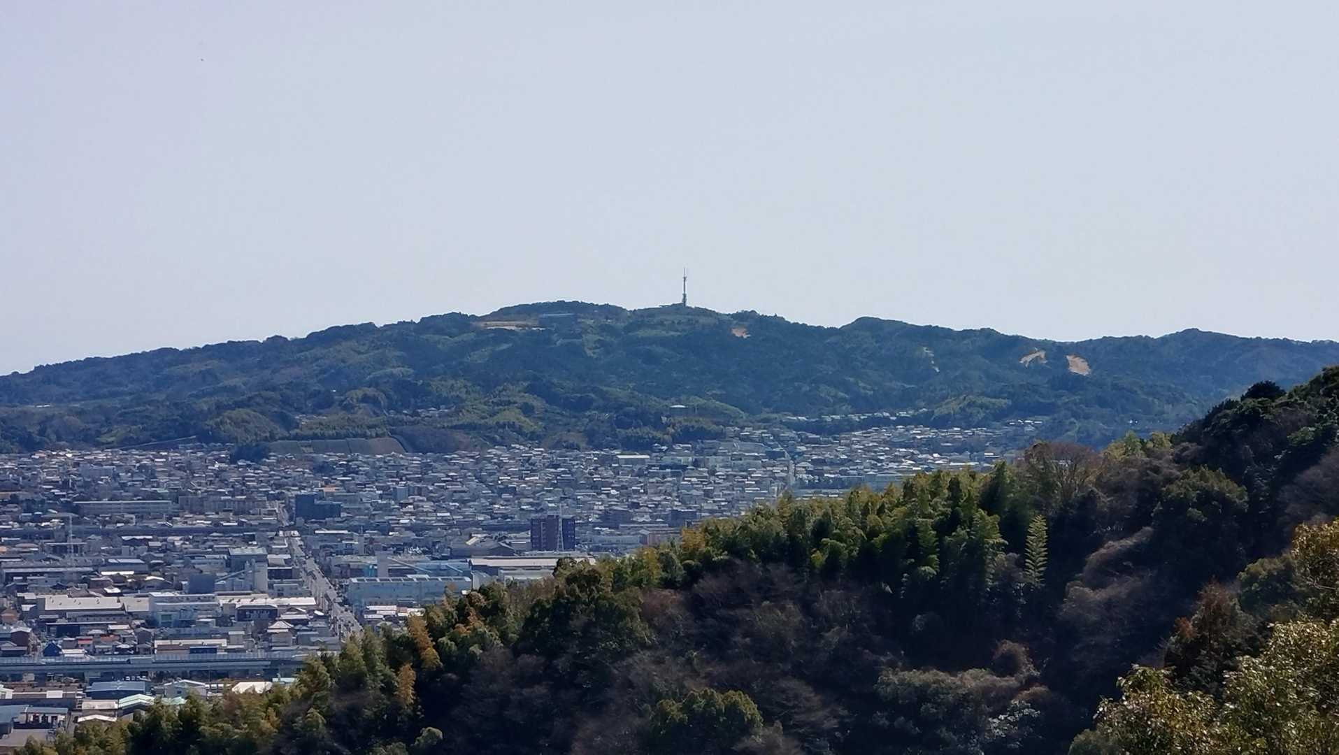 先程までいた日本平が見えました🗼