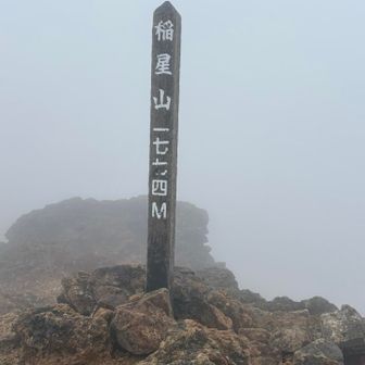稲星山1️⃣1️⃣ガスガスの雨☔