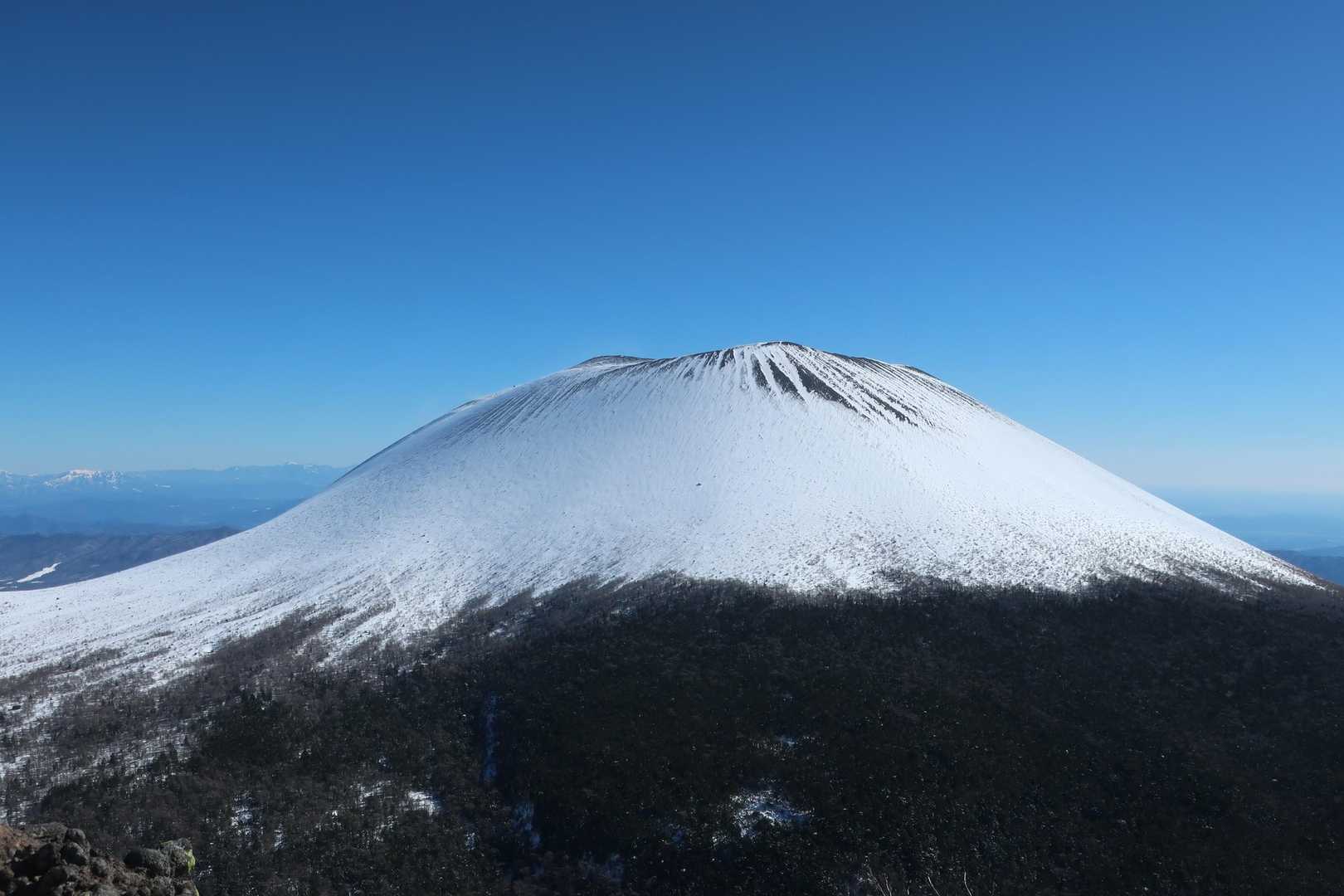 ど～ん
今日は噴煙が見えません。