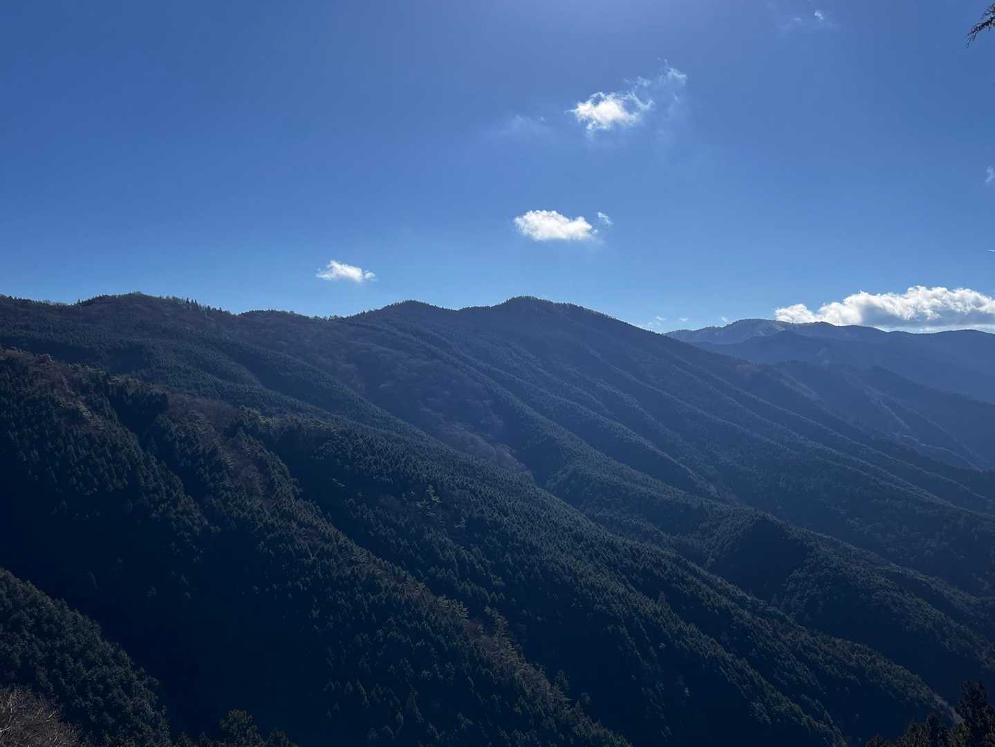 大峠展望台からの国見山⛰️
