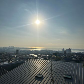 青谷道から神戸の海を眺めます。この場所好き❤️