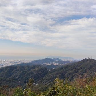 遠望。明石大橋も見えてる