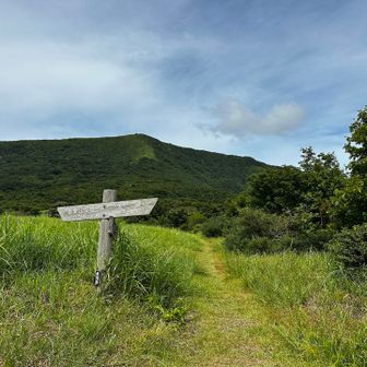 大膳原から吾妻山を望む