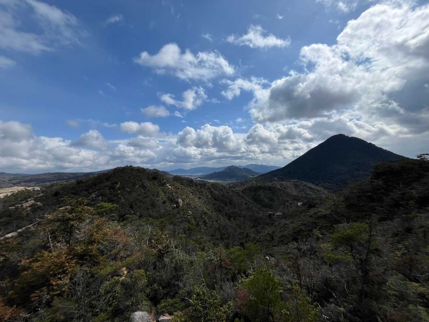 妙光寺山-田中山-森林センター前バス停 縦走コースの写真