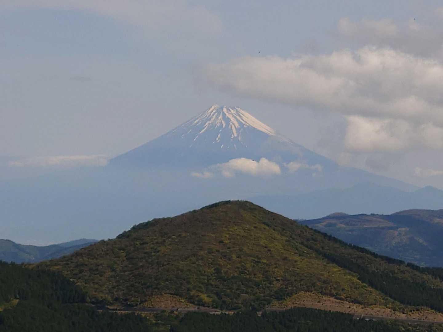 なべ岩940mから富士山