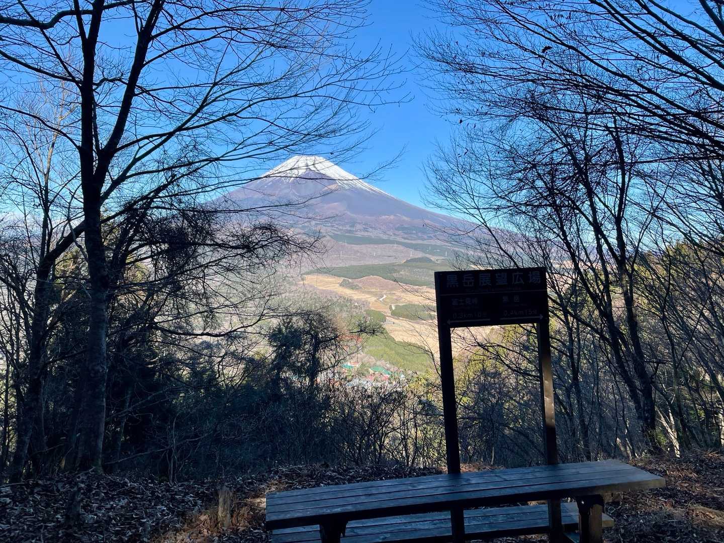 十里木高原登山口-越前岳-富士見台-富士見峠-黒岳-山神社 縦走コースの写真