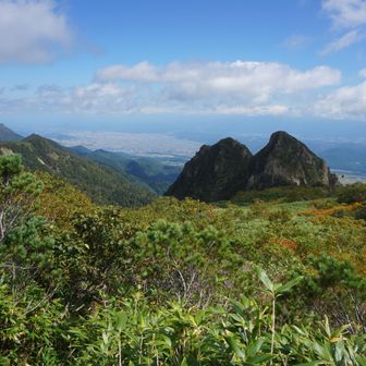 目標の1444地点より振り返り
