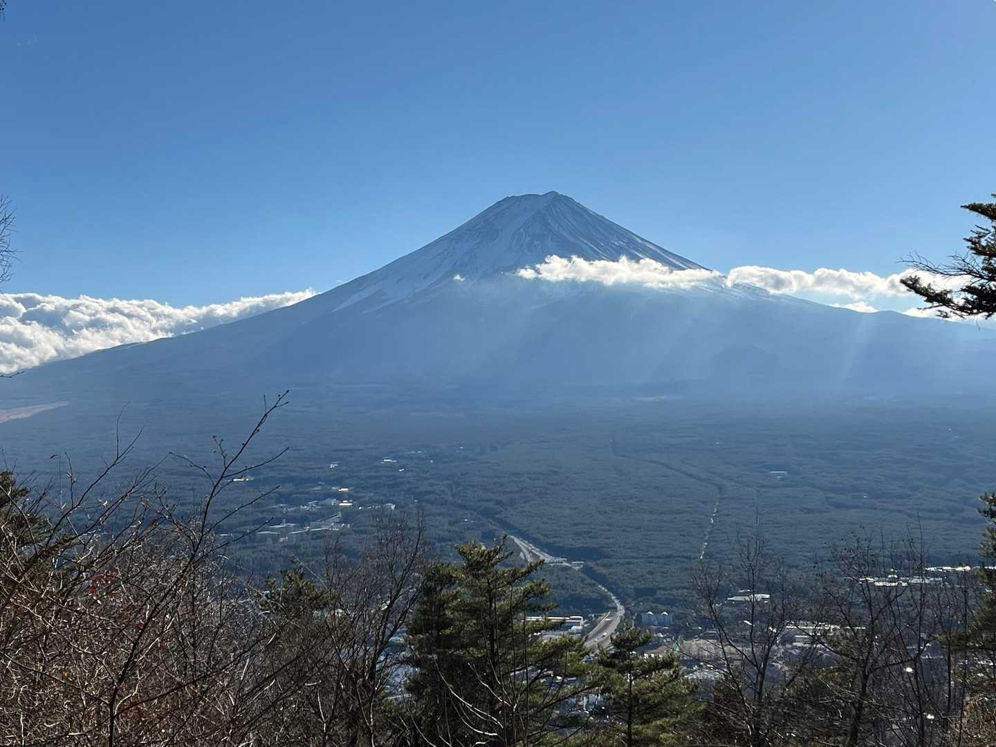 天上山からの富士山