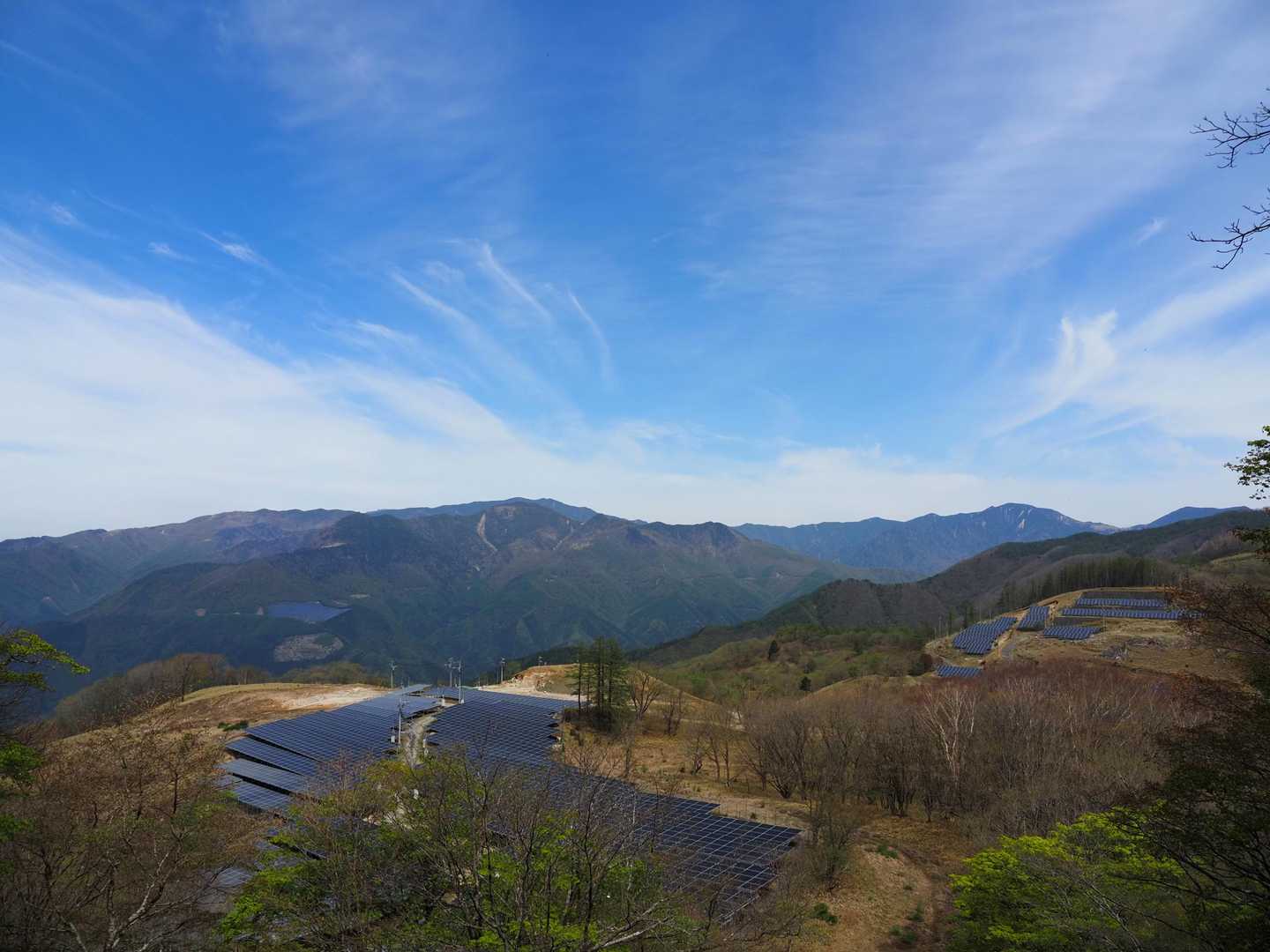 金峰山や甲武信ヶ岳方面展望良し