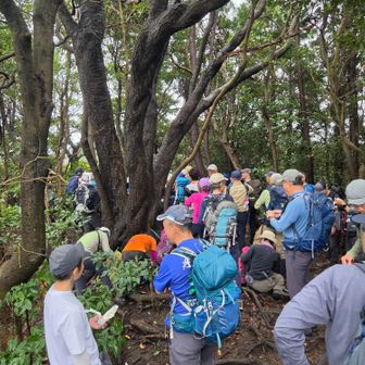 乳頭山山頂。人だらけ。。