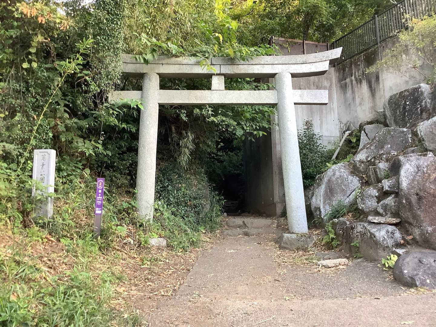 白雲橋コース入口。ここから登るのは約20年ぶりです。