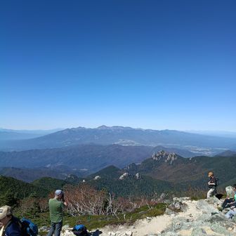 八ヶ岳もよく見えました