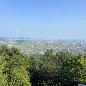 大谷山山頂より