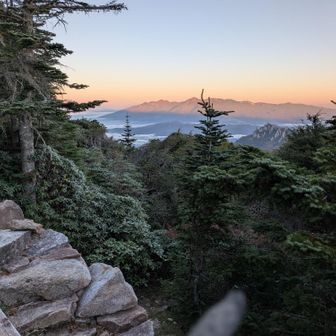 夕方八ヶ岳方面