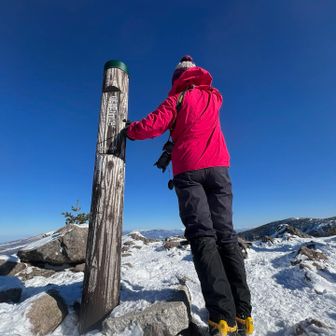 湯ノ丸山方面眺め中〜