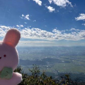 女体山山頂の眺めは最高！並んだかいがあった