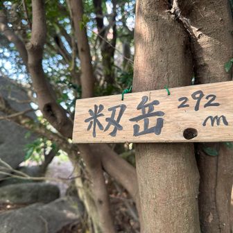 すぐに籾山山頂です