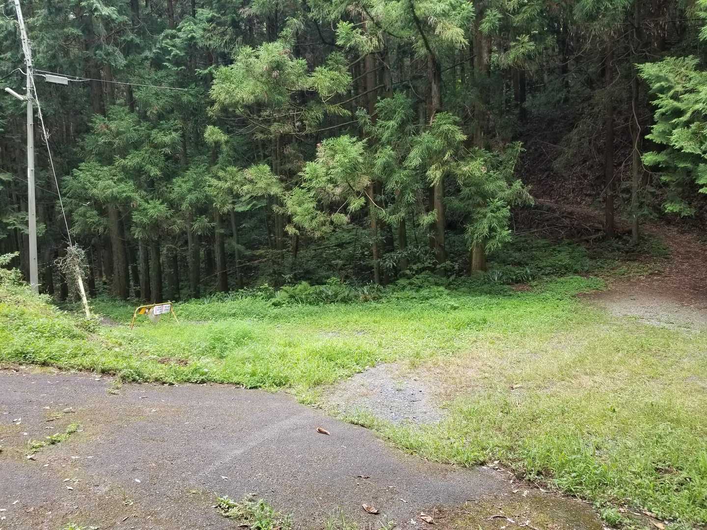 左が武蔵横手駅方面です　間違えて真っ直ぐ行って戻って来ました