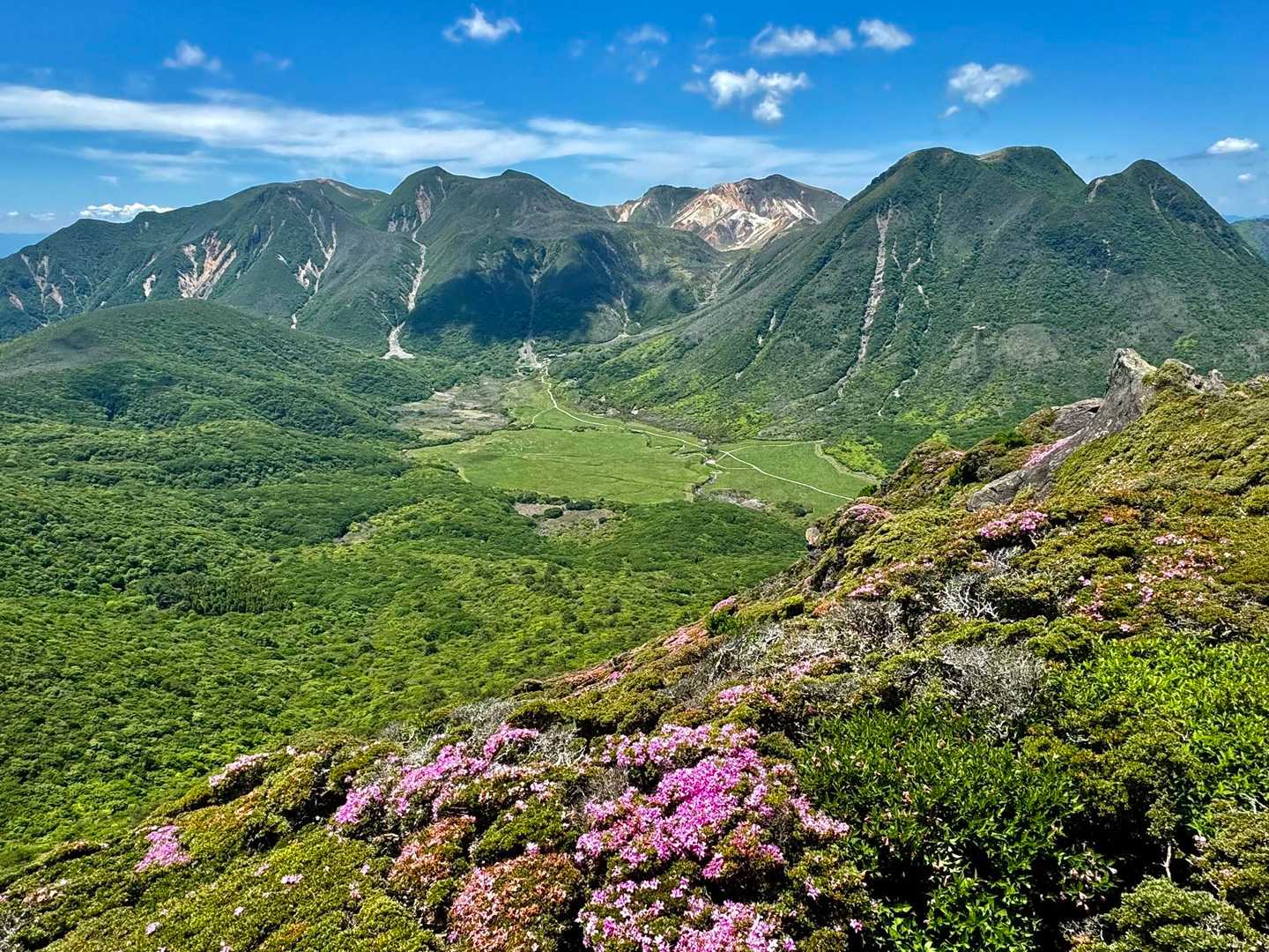 この構図（坊ヶつると九重連山）が見れるのは平治岳ならではなんだな！