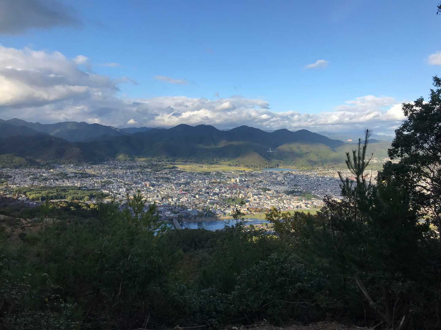 阪急嵐山駅-ハイキングコース入口-松尾山-苔寺・すず虫寺バ 縦走コースの写真