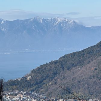 山頂からの武奈ヶ岳、釈迦ヶ岳など。