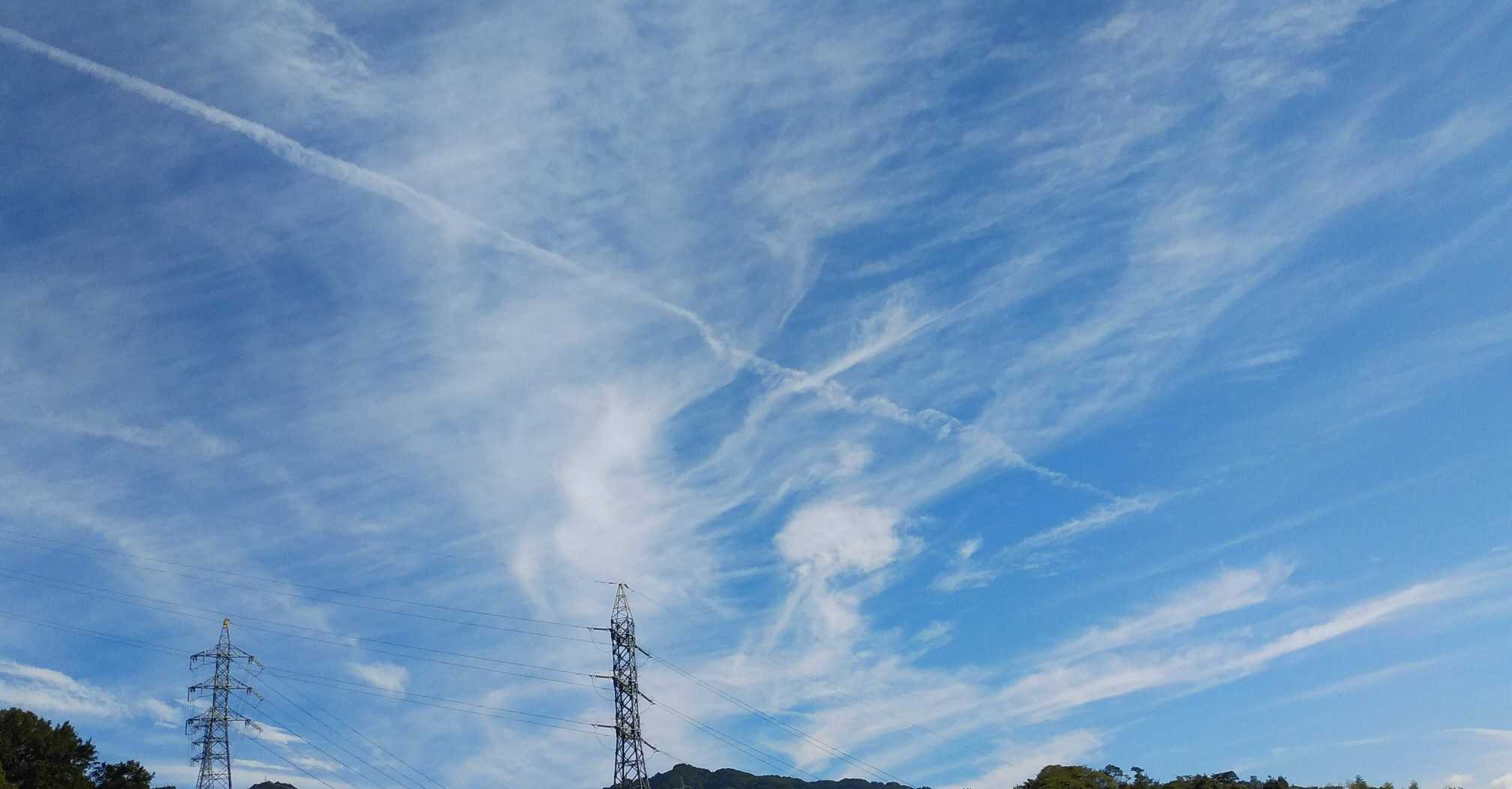 台風一過青い空😀⤴️
