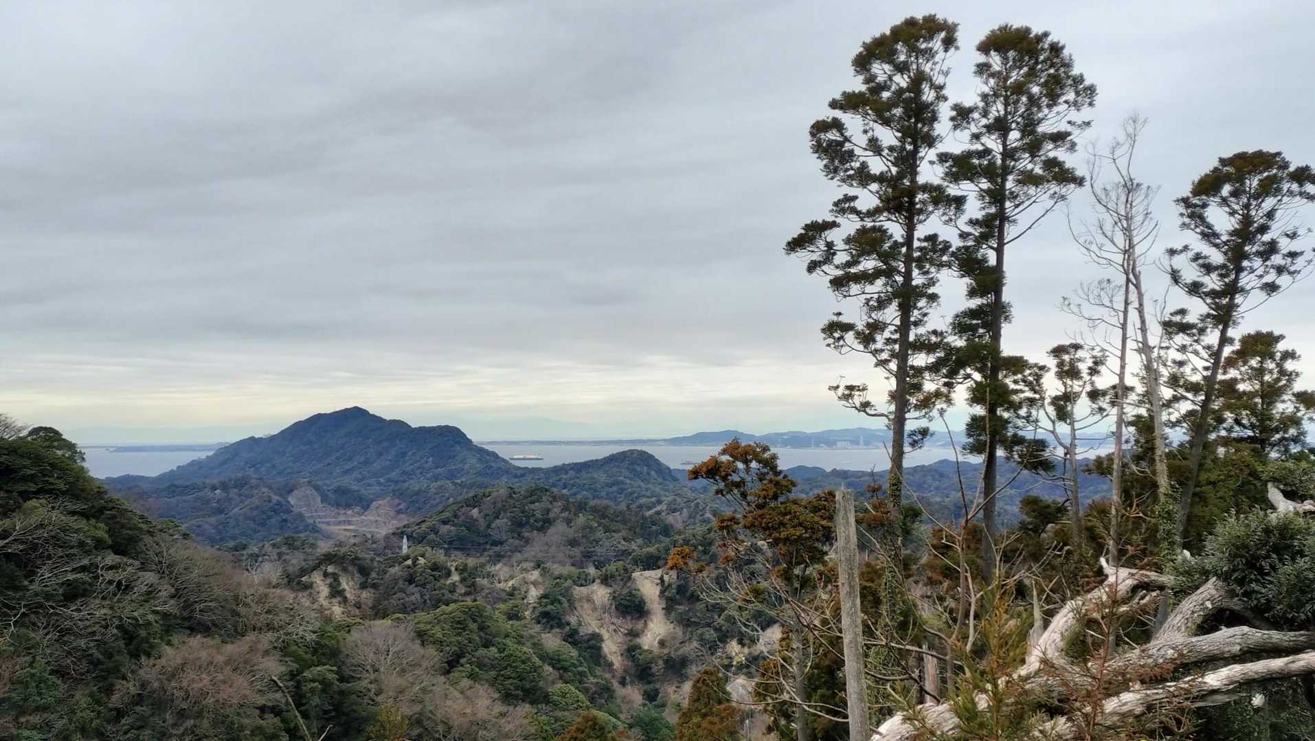 裏鋸山〜小鋸山の眺め