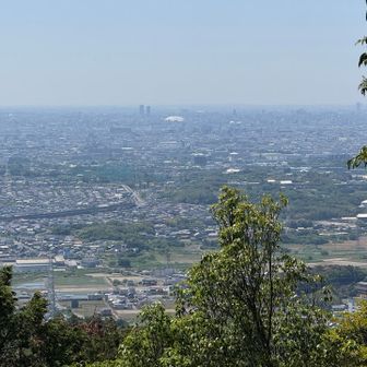 名古屋駅の方まで見えました。