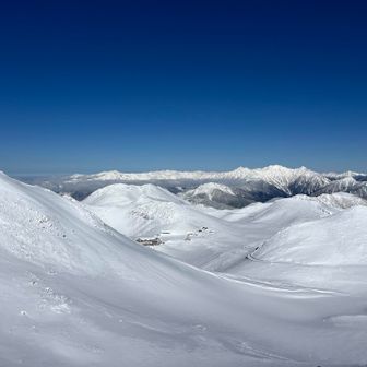 乗鞍岳のピーク群