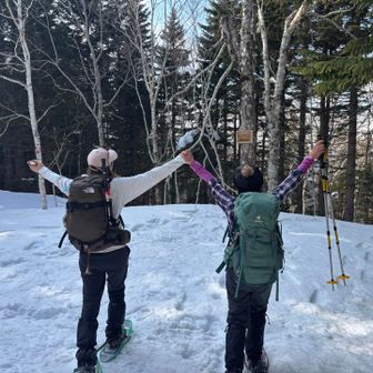 まずは大二股⛰️

初登頂の2人👏
