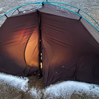こんな感じで雪が周りに❄️