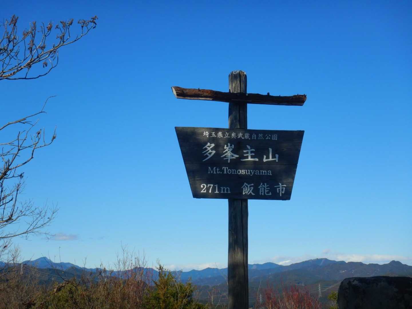 天覧山-多峯主山 周回コースの写真