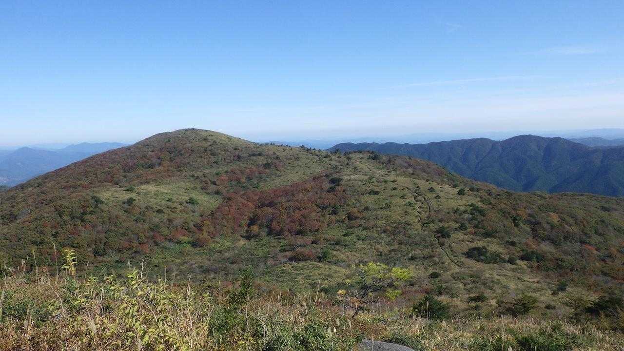 月見が丘登山口-岩樋山-道後山 往復コースの写真