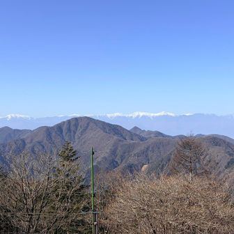 光岳から甲斐駒ヶ岳まで！
ずっと見てられる…
南アルプス、壁感すごっ
