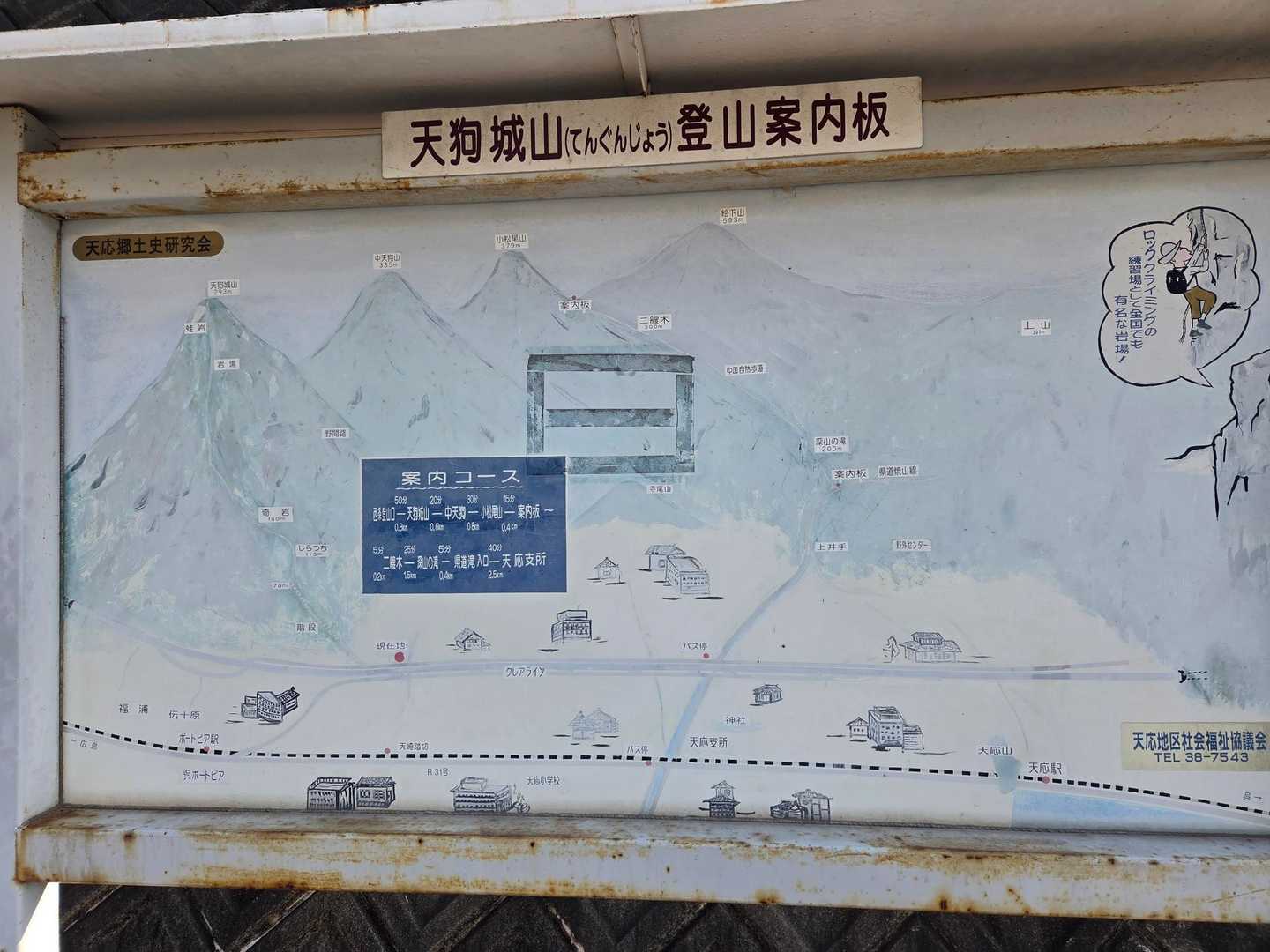 呉ポートピア駅-天狗城山-小松尾山-市光山-発喜山-矢野駅 縦走コースの写真