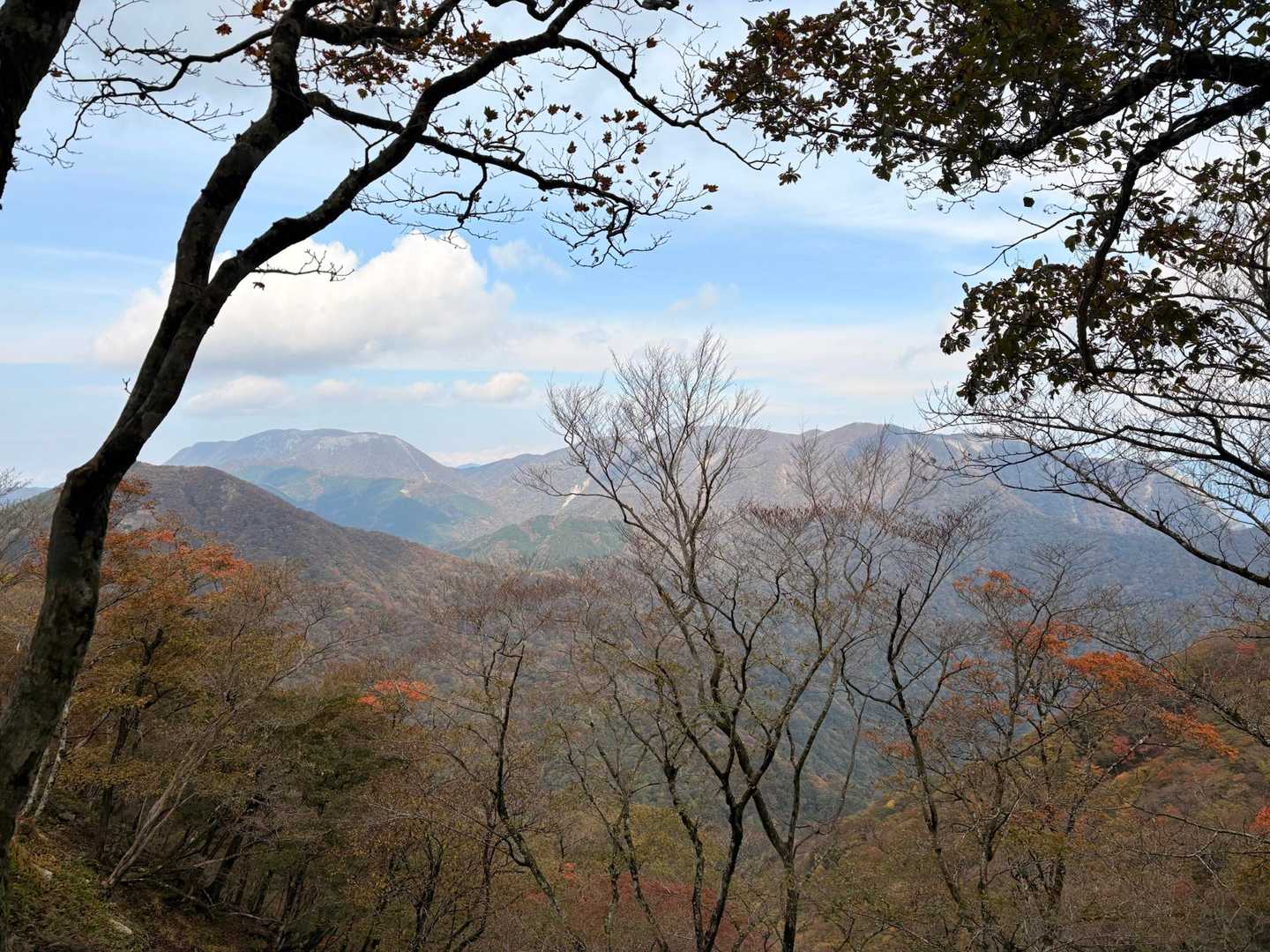 左側、御池岳。右側、藤原岳
かっけー