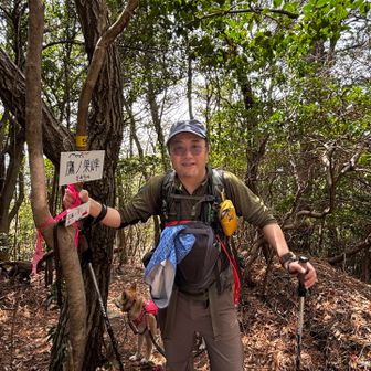 尾根まで来たから気が楽になりました