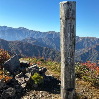 障子ケ岳、山頂。
