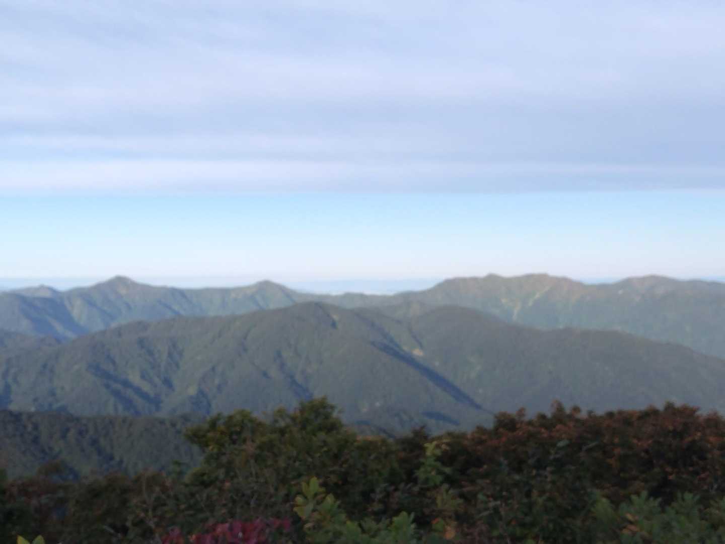 神室連峰。縦走したい。