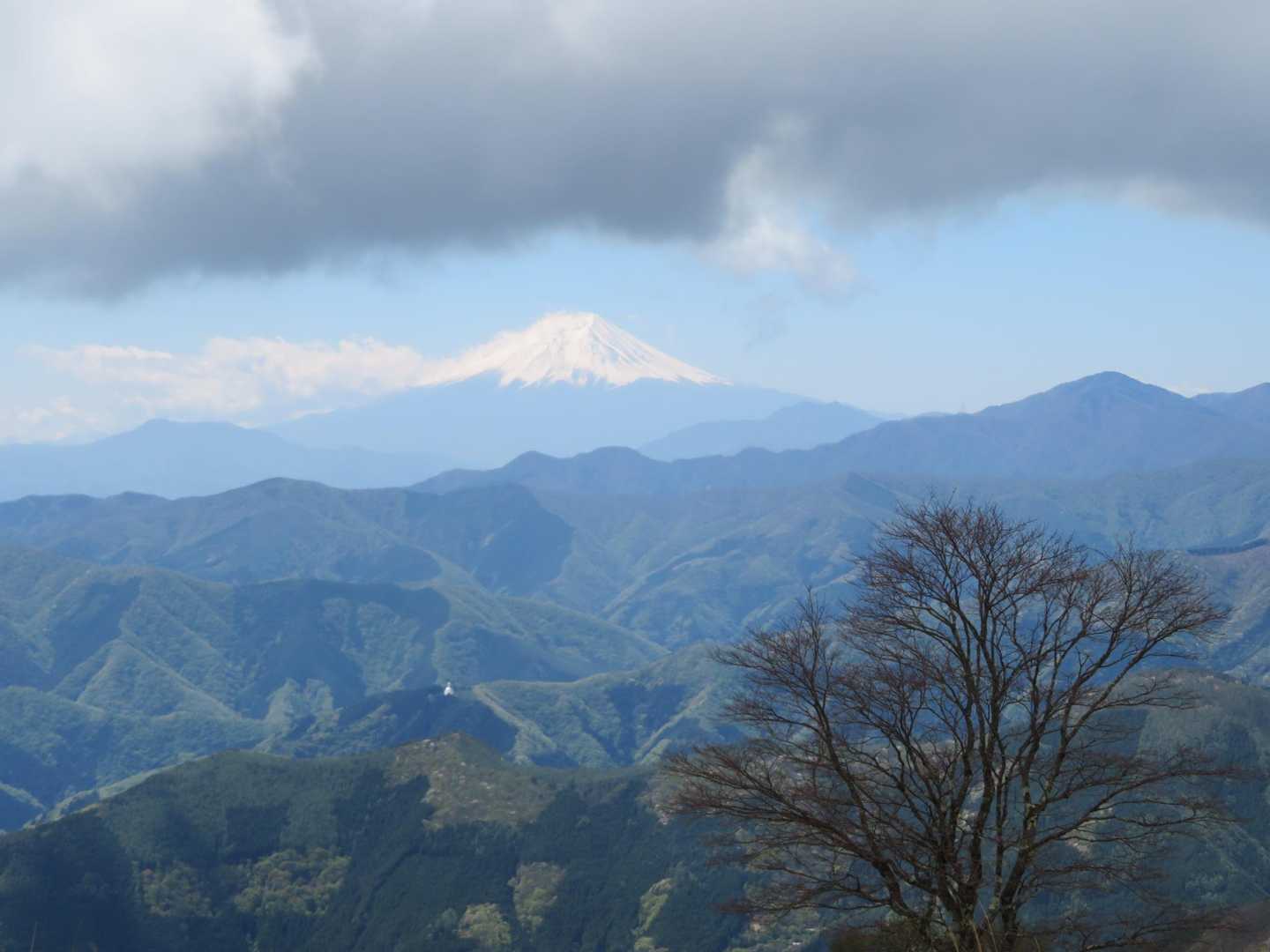 富士山が雲で隠れそうでしたが間に合いました。