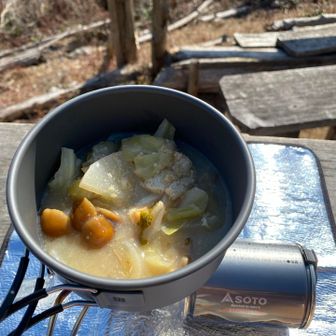 お味噌汁を温める