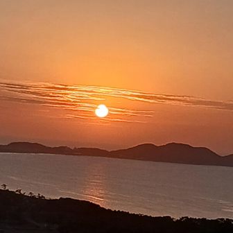 連日で最高の夕陽が
見れて🥰