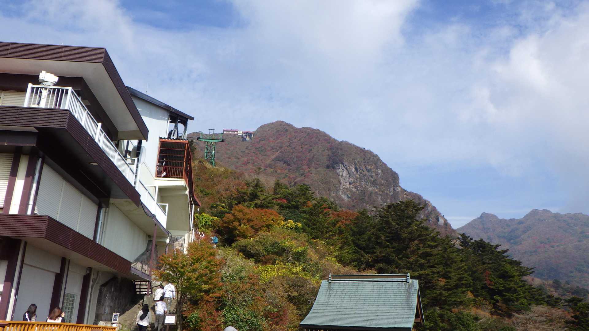 仁田峠駅から妙見岳と