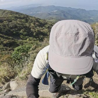 国見岳の鎖場
